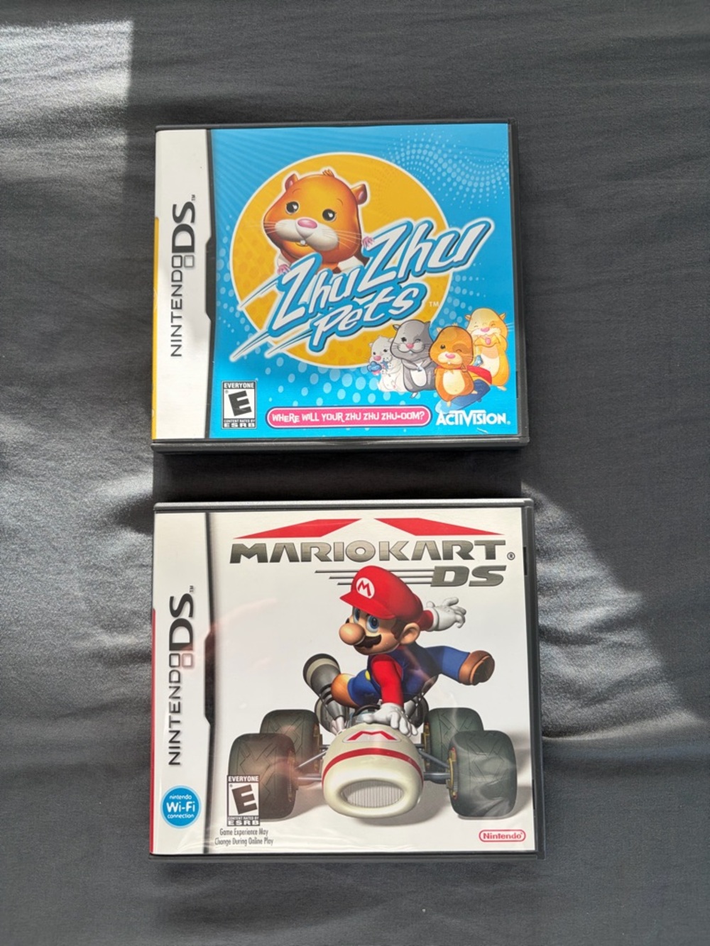 ZhuZhu Pets & Mario Kart DS Nintendo DS Game CASES ONLY